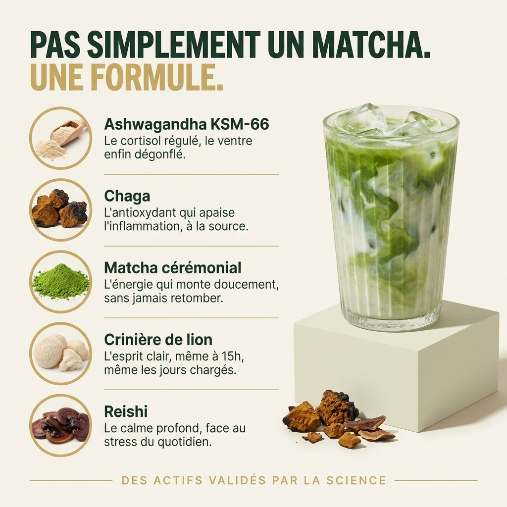 DÉSARMEZ L'INFLAMMATION. GARDEZ L'ÉNERGIE, LE FOCUS, LE CALME.
