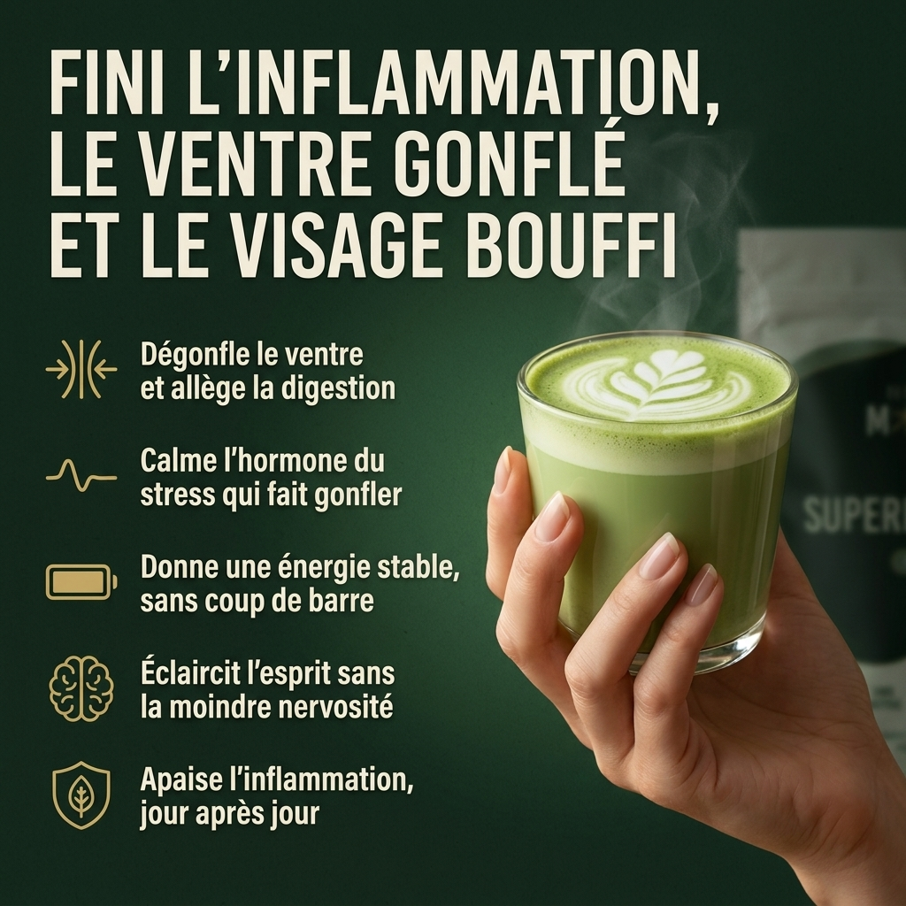 DÉSARMEZ L'INFLAMMATION. GARDEZ L'ÉNERGIE, LE FOCUS, LE CALME.